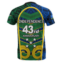 Solomon Islands Independence 43rd T Shirt LT6 - Polynesian Pride