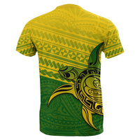 Cook Islands Rugby Turtle Polynesian T Shirt - Polynesian Pride
