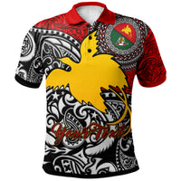 Papua New Guinea Polo Shirt Custom East Sepik Of Papua New Guinea With Polynesian Patterns Polo Shirt - Polynesian Pride
