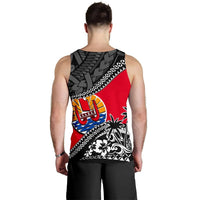 Tahiti Men Tank Top Fall In The Wave K9 - Polynesian Pride