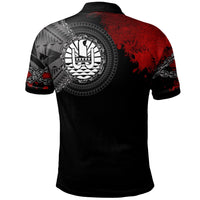 Tahiti Polynesian Custom Polo Shirt Polynesian Chain Style - Polynesian Pride