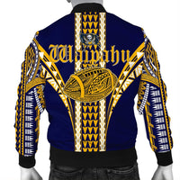 Hawaii Bomber Jacket - Waipahu High Football Jersey Bomber Jacket - AH - Polynesian Pride