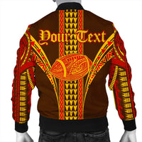 (Personalised) Hawaii Bomber Jacket - The Hawaiians Football Bomber Jacket AH - Polynesian Pride