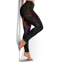 Tokelau Leggings - Butterfly Polynesian Style - Polynesian Pride