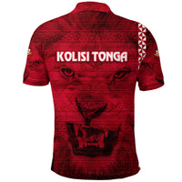 Kolisi Tonga Polo Shirt Mate Maa Tonga Powerful Lion - Polynesian Pride