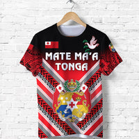 Mate Maa Tonga Rugby T Shirt Polynesian Creative Style Unisex Red - Polynesian Pride