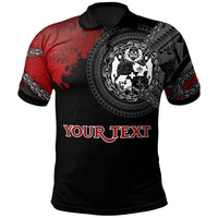 Tonga Polynesian Custom Polo Shirt Polynesian Chain Style Unisex Black - Polynesian Pride