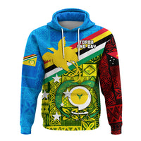Torba PNG Day Hoodie Vanuatu Papua New Guinea Combine Flag Design LT4 - Polynesian Pride