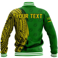 (Personalised) Hawaii Baseball Jacket - Kaimuki High Tribal Kakau Style Baseball Jacket - AH - Polynesian Pride