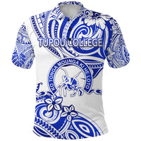 Custom Kolisi Ko Tupou College Tonga Polo Shirt Unique Vibes White, Custom Text and Number - Polynesian Pride