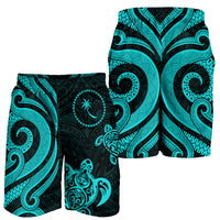 Chuuk Men's Short - Turquoise Tentacle Turtle - Polynesian Pride