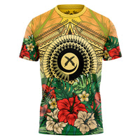 Vanuatu Polynesian Hibiscus T Shirt LT10 Yellow - Polynesian Pride