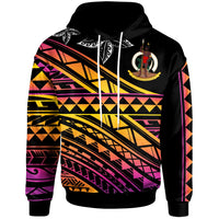 Vanuatu Custom Hoodie Special Polynesian Ornaments Unisex Black - Polynesian Pride