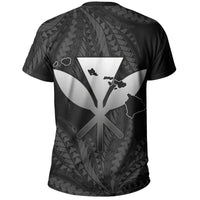 Hawaii King Polynesian T Shirt Durk Style Gray - Polynesian Pride
