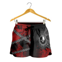 YAP Polynesian Women's Shorts - Polynesian Chain Style - Polynesian Pride