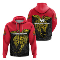 Papua New Guinea Zip Hoodie Independence Day Simple Style LT16 - Polynesian Pride