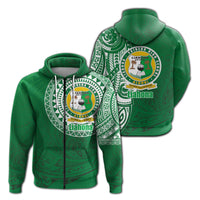 Liahona Tonga Zip Hoodie Polynesian Free Style - Polynesian Pride