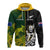 Australia Rugby Mix Aotearoa Rugby Hoodie Wallabies All Black Special Version LT14 - Polynesian Pride