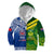 (Custom Personalised) Samoa Rugby and Australia Rugby Hoodie KID Toa Samoa Mix Kangaroos Pacific LT14 - Polynesian Pride