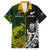 Australia Rugby Mix Aotearoa Rugby Hawaiian Shirt Wallabies All Black Special Version LT14 Black - Polynesian Pride