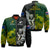 Australia Rugby Mix Aotearoa Rugby Bomber Jacket Wallabies All Black Special Version LT14 Unisex Black - Polynesian Pride