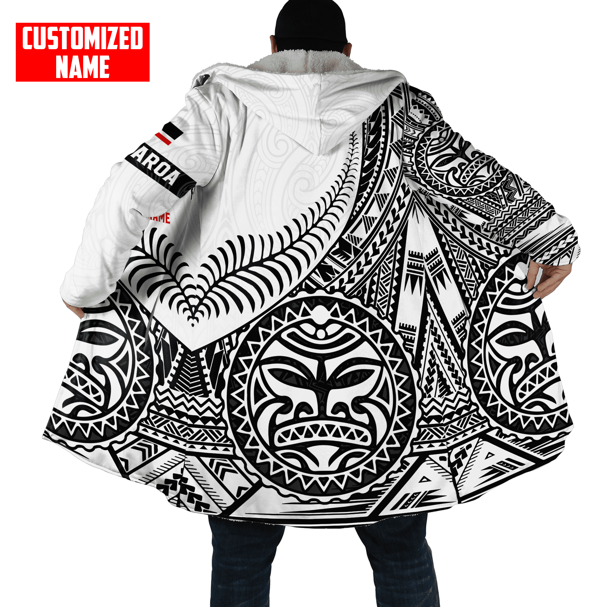 Personalized New Zealand Maori Aotearoa Sun Tattoo Kiwi Cloak Unisex Art - Polynesian Pride