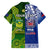 (Custom Personalised) Samoa Rugby and Australia Rugby Hawaiian Shirt Toa Samoa Mix Kangaroos Pacific LT14 - Polynesian Pride