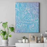Baby Blue Gradient Polynesia Canvas Wall Art Hawaiian Tribal Hammerhead Shark Tattoo LT14 Baby Blue - Polynesian Pride
