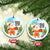 Custom Photo QR Code Polynesia Christmas Ornament CTM05