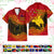 Custom Papua New Guinea Provinces Hawaiian Shirt Symbol Flag Polynesian Pattern CTM05 Unisex - Polynesian Pride