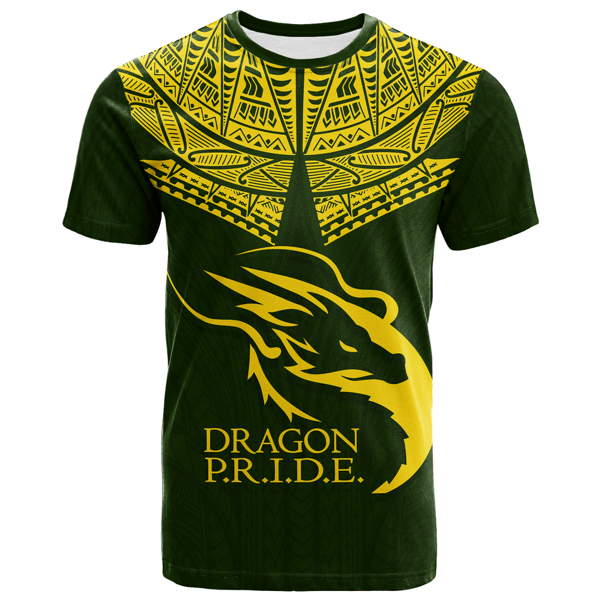 Custom Hawaii Honokaa High & Intermediate School T Shirt LT12 Unisex Green - Polynesian Pride