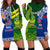 (Custom Personalised) Samoa Rugby and Australia Rugby Hoodie Dress Toa Samoa Mix Kangaroos Pacific LT14 Art - Polynesian Pride