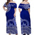 CUSTOMER REQUEST- Tupou College Toloa - 18/07/2024 - Matching Off Shoulder Maxi Dress and Hawaiian Shirt - LT14