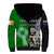 (Custom Personalised) New Zealand And Ireland Rugby Sherpa Hoodie All Black Maori Mix Shamrocks LT14 - Polynesian Pride