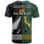 South Africa Protea and New Zealand Fern T Shirt Rugby Go Springboks vs All Black Ver.03 LT8