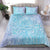 Baby Blue Gradient Polynesia Bedding Set Hawaiian Tribal Hammerhead Shark Tattoo LT14