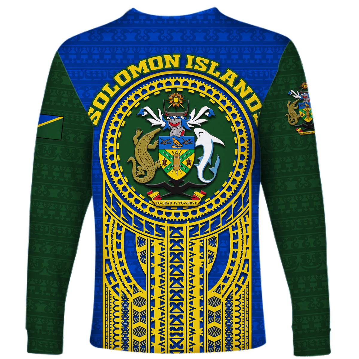 Solomon Islands Independence Anniversary 44th Years Long Sleeve Shirt - LT12 - Polynesian Pride
