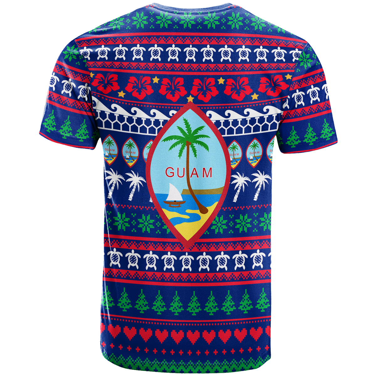 Guam Christmas T Shirt Ugly Christmas LT12 - Polynesian Pride