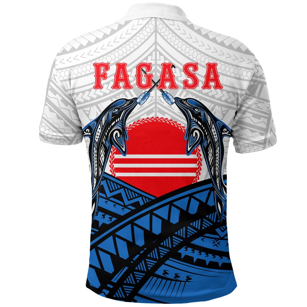 American Samoa Polo Shirt Fagasa Fealofani Samoa LT12 - Polynesian Pride