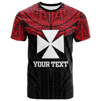 Custom Wallis and Futuna Pride T Shirt LT12 Unisex Red - Polynesian Pride