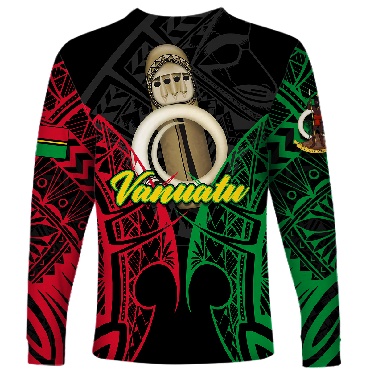 Vanuatu 42nd Independence Anniversary Pride Long Sleeve Shirt - LT12 - Polynesian Pride