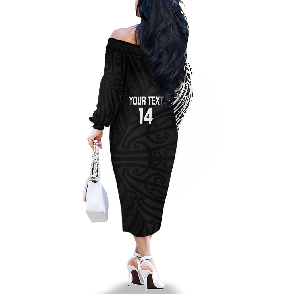 CUSTOMER REQUEST- tania.wheki - 27/06/2026 - Off The Shoulder Long Sleeve Dress - LT14