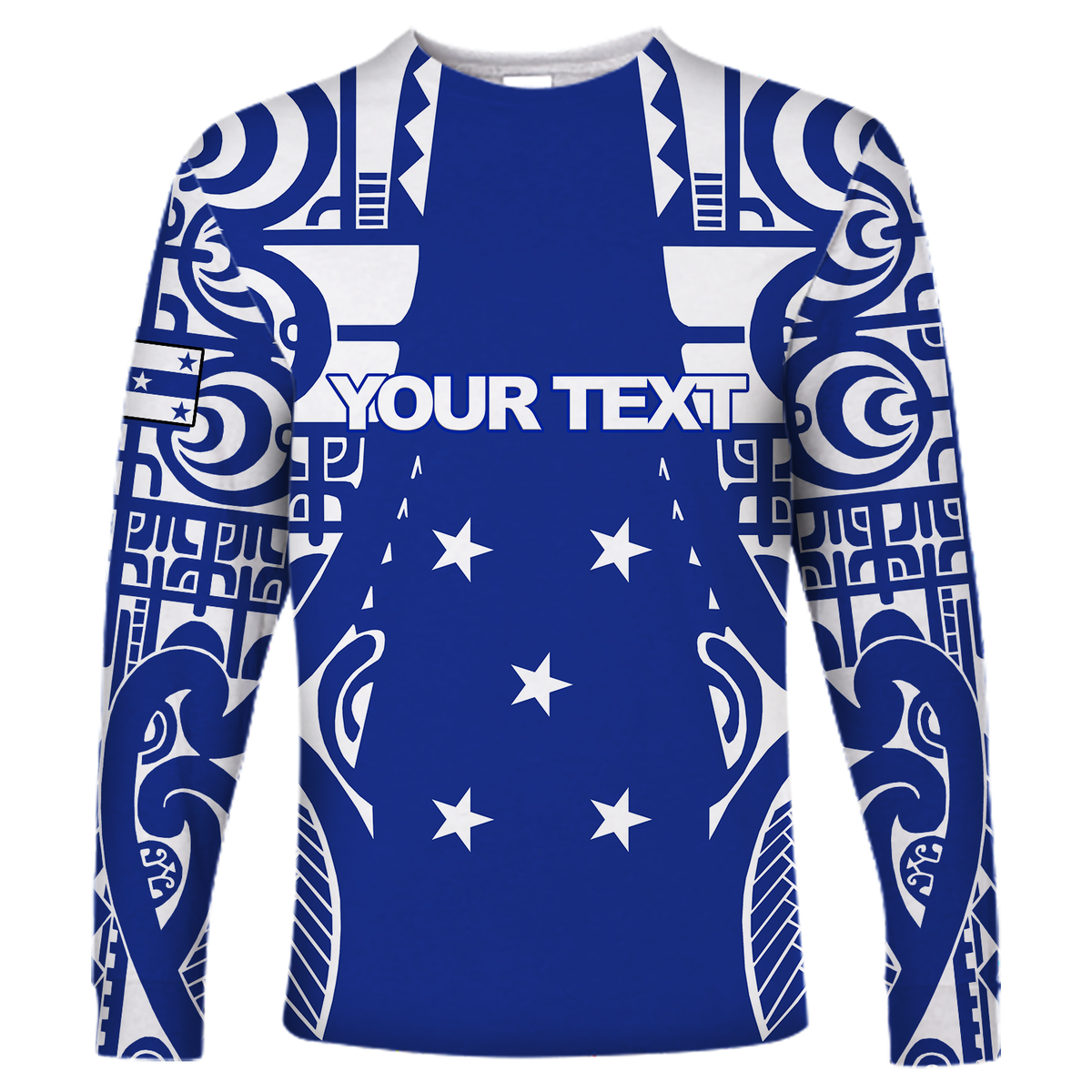 Gambier Islands Tribal Long Sleeve Shirt - LT12 - Polynesian Pride