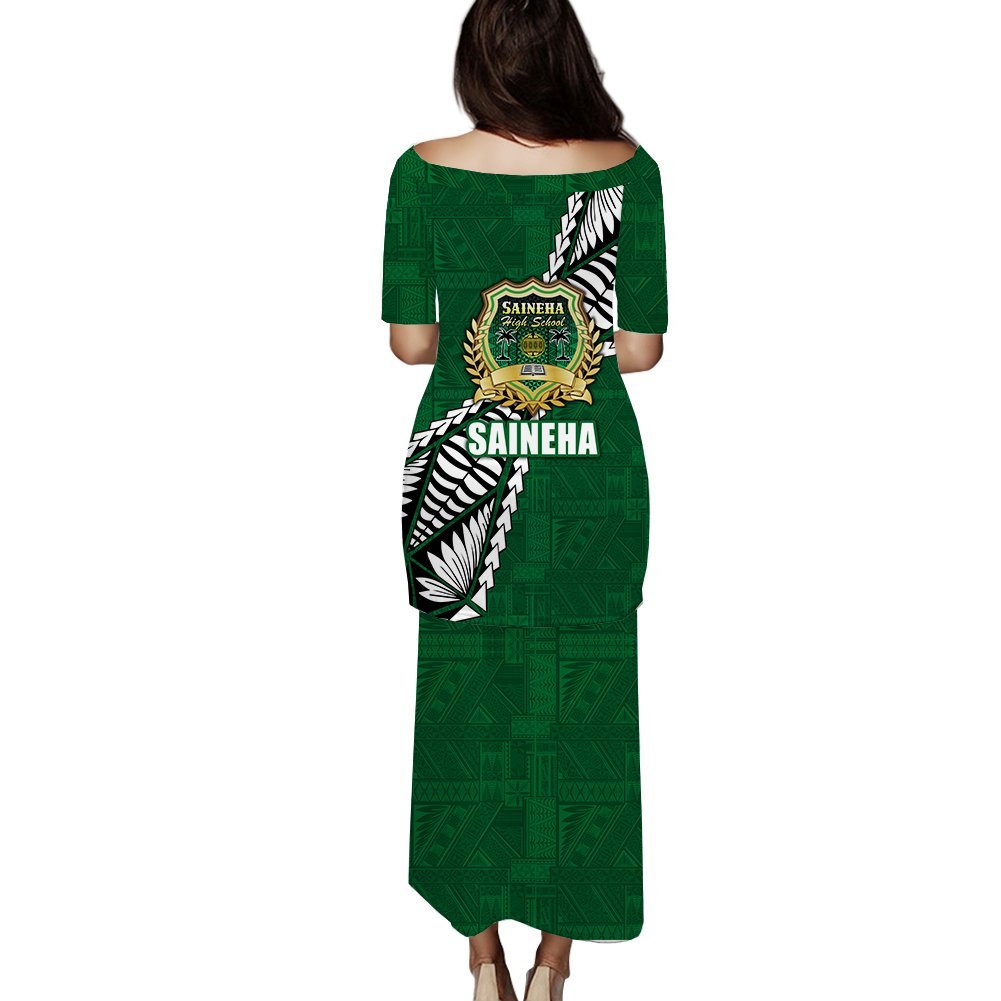 Tonga Saineha High School Tongan Patterns Puletaha Dress - LT12 - Polynesian Pride