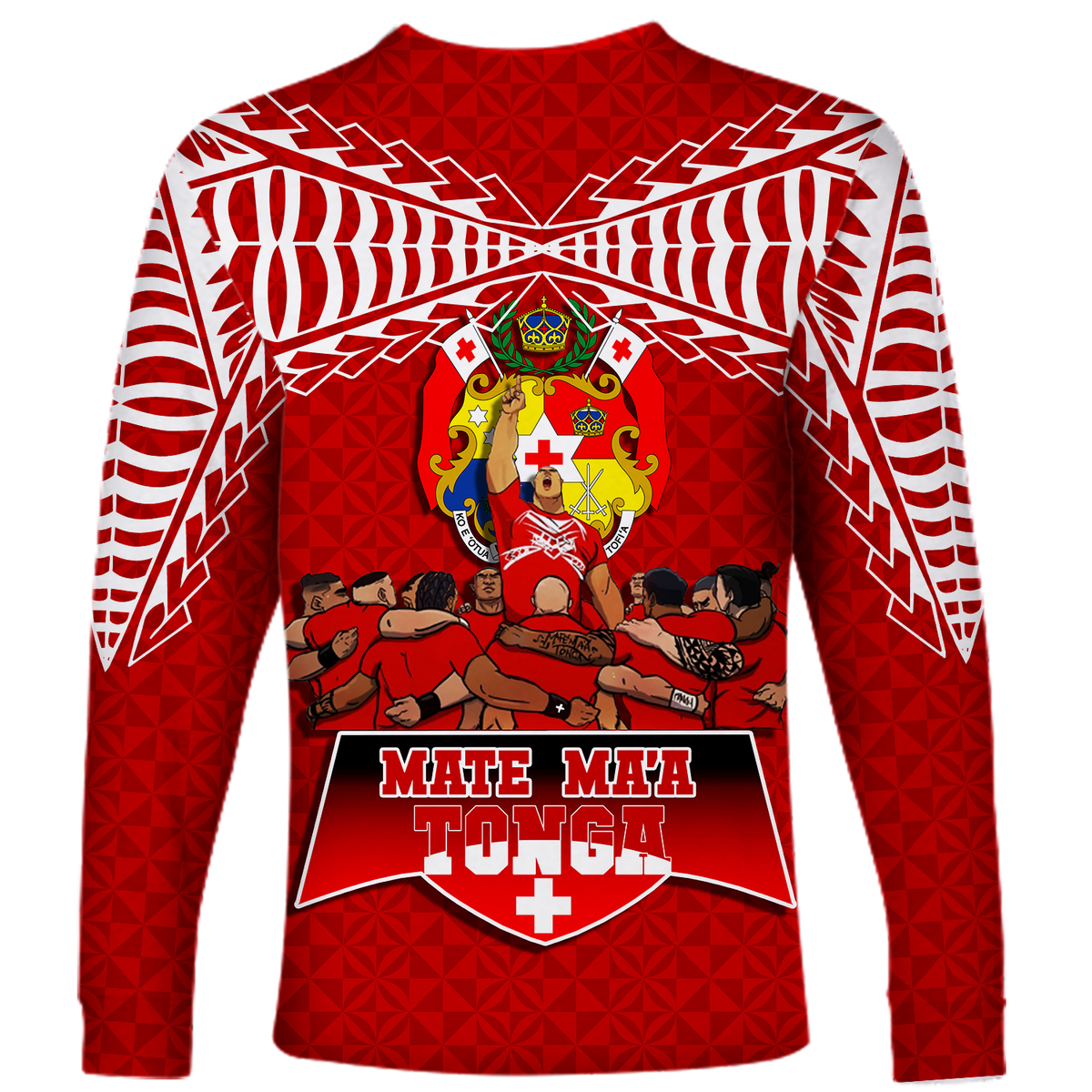 Mate Ma'a Tonga Sipi Tau Long Sleeve Shirt - LT12 - Polynesian Pride