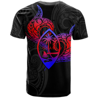 Valentine Day Guam Couple T Shirt Heart Tribal LT12 - Polynesian Pride