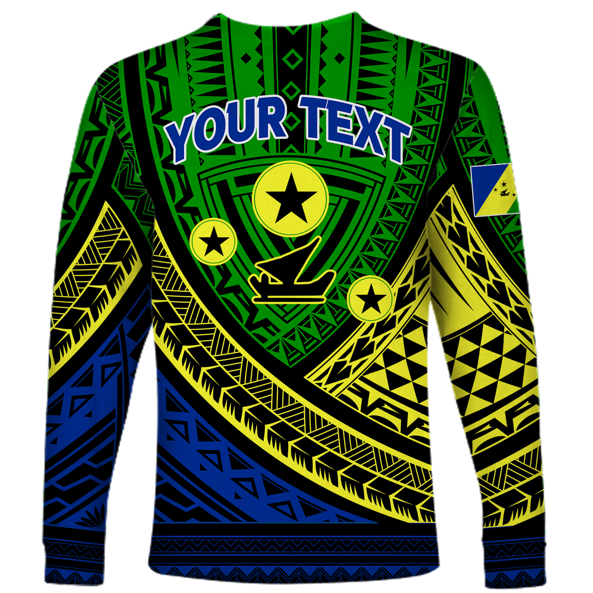 (Custom Personalised) Vanuatu Malampa Province Tribal Pattern Long Sleeve Shirt - LT12 - Polynesian Pride