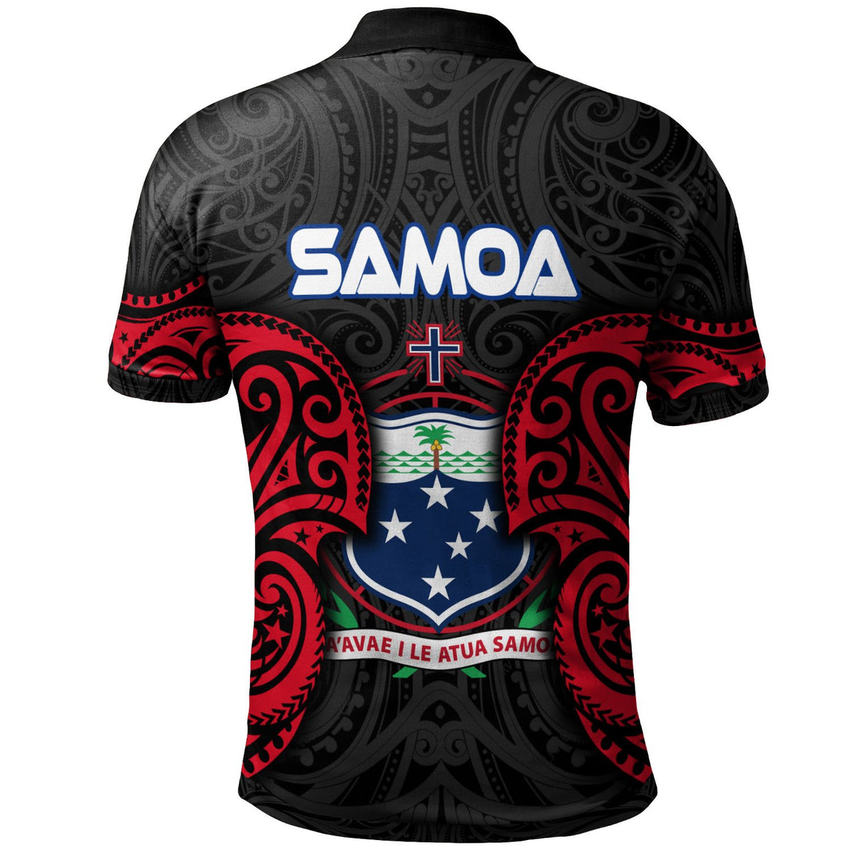 Samoa Polynesian Custom Polo Shirt Samoan Spirit