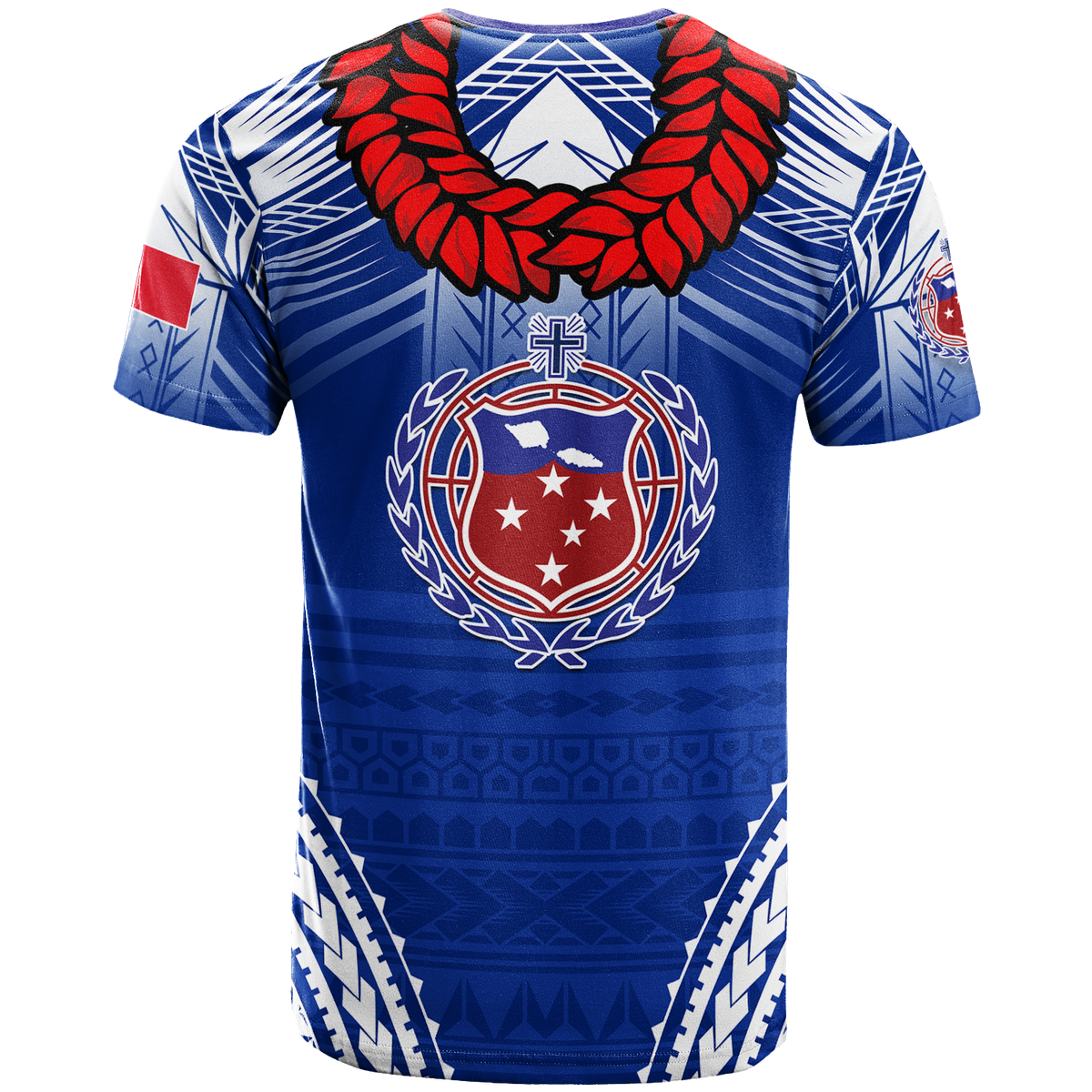 Custom Toa Samoa Rugby Ula Fala Art T Shirt LT12 - Polynesian Pride