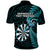 Custom Photo New Zealand Darts Polo Shirt Aotearoa Maori Happiness Is A Tight Threesome CTM14